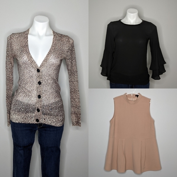 LOFT & Ann Taylor bundle of tops XXSP - Picture 1 of 7